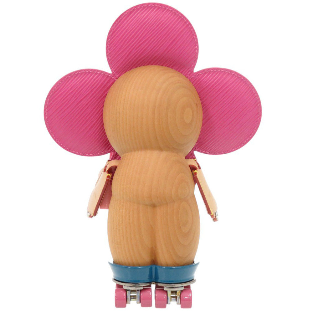 Louis Vuitton Vivienne Roller Skate GI0692 Wood and Pink Leather Figure, 2021, with Storage Box