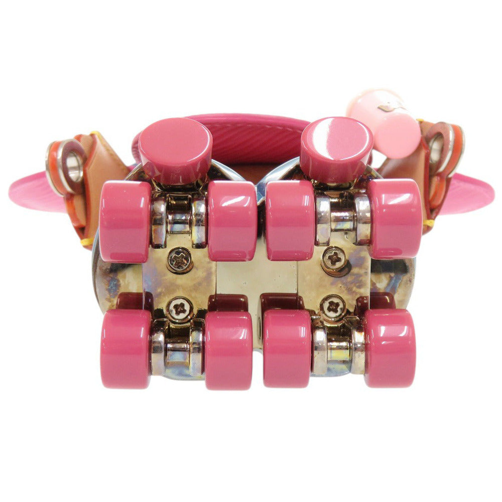 Louis Vuitton Vivienne Roller Skate GI0692 Wood and Pink Leather Figure, 2021, with Storage Box
