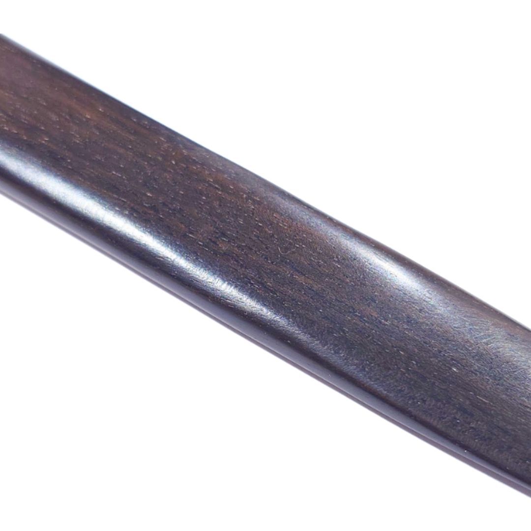 Louis Vuitton Wooden Paper Knife with Shell Monogram Inlay, Dark Brown Letter Opener in Fitted Box