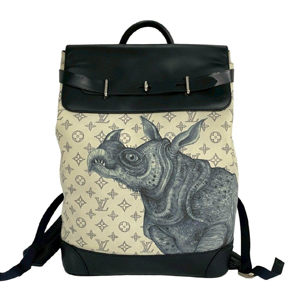 Louis Vuitton x Chapman Brothers Monogram Savane Steamer Backpack Rhino SS17 M54126