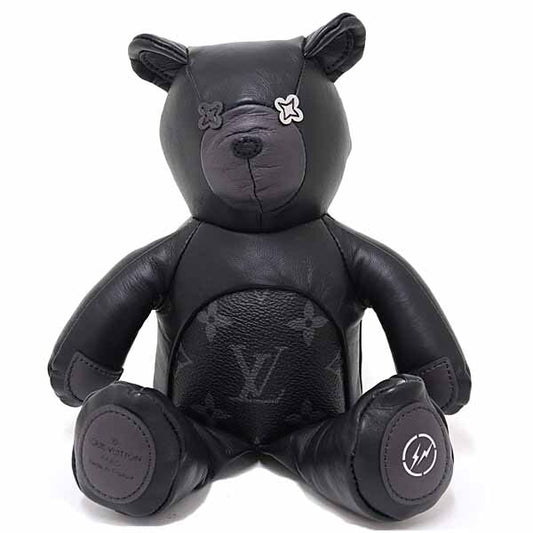 Louis Vuitton x Fragment Design Dou Dou Louis Teddy Bear Monogram Eclipse GI0184 Black