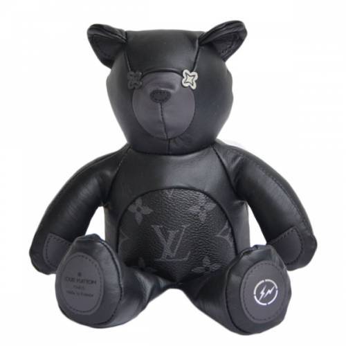 Louis Vuitton x Fragment Design Dou Dou Louis Teddy Bear Monogram Eclipse GI0184 Black