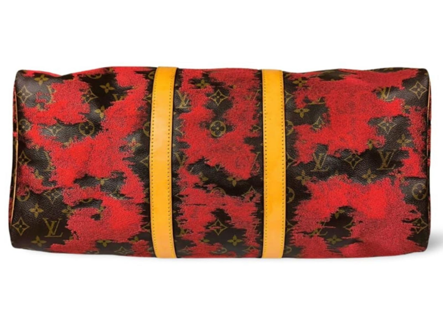 Louis Vuitton x Jay Ahr Vintage Keepall Hong Kong Flag One of One Hand Embroidered Farfetch Capsule Collector Archive Piece