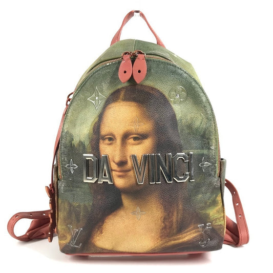 Louis Vuitton × Jeff Koons Mona Lisa Palm Springs backpack