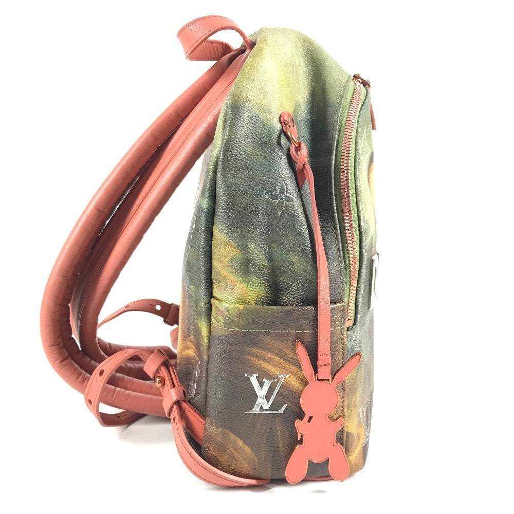 Mochila Palm Springs Louis Vuitton × Jeff Koons Mona Lisa M43375, colección Masters, 2017