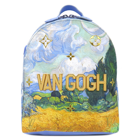 Louis Vuitton × Jeff Koons Van Gogh Palm Springs backpack