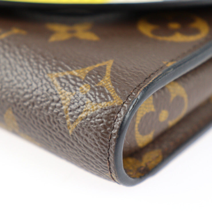 Louis Vuitton x Kansai Yamamoto Portefeuille Chain M67256 Kabuki Monogram Shoulder Bag