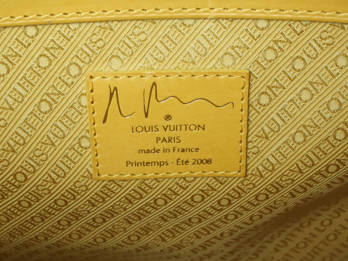 Louis Vuitton x Richard Prince Monogram Pulp Weekender GM M95735 Jaune Limited Edition