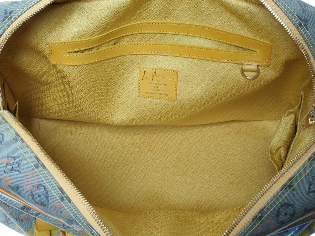 Louis Vuitton x Richard Prince Monogram Pulp Weekender GM M95735 Jaune Limited Edition