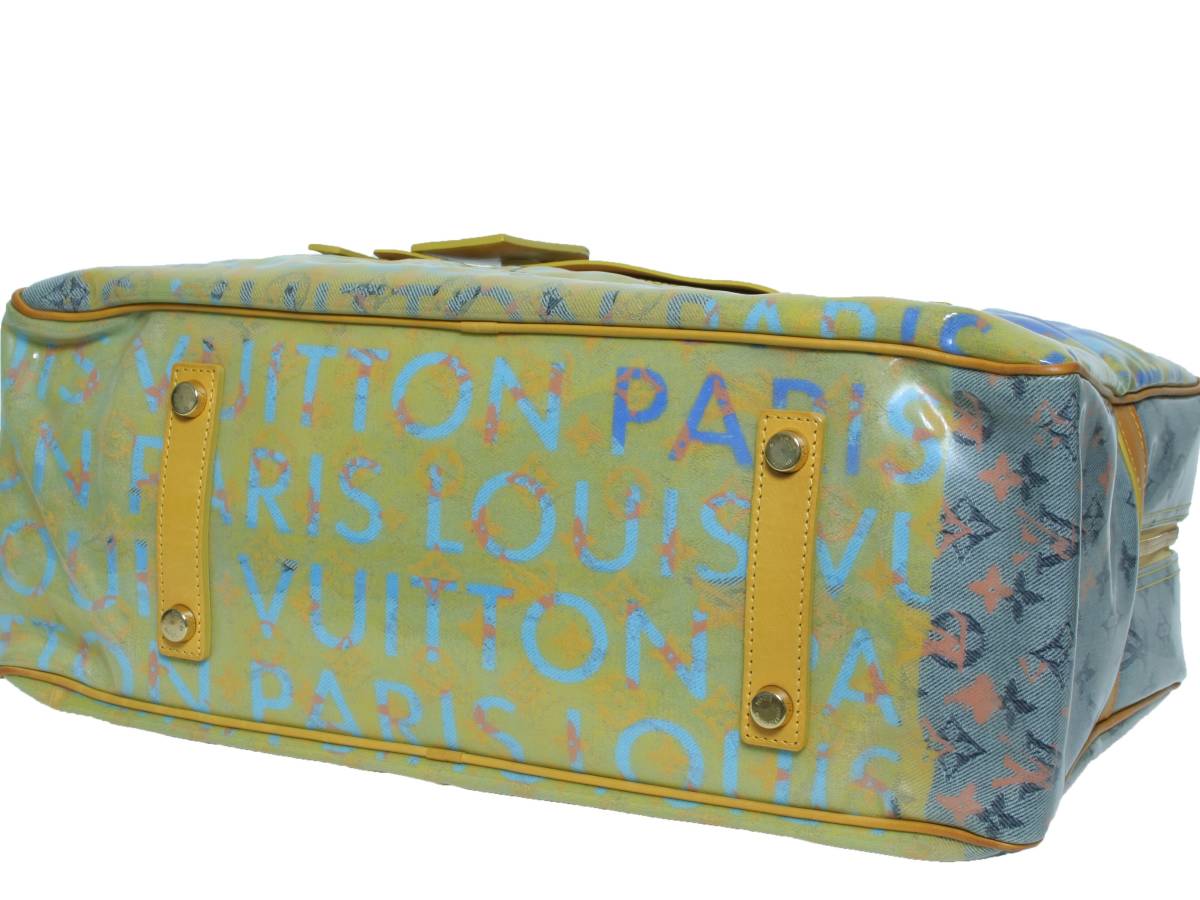 Louis Vuitton x Richard Prince Monogram Pulp Weekender GM M95735 Jaune Limited Edition