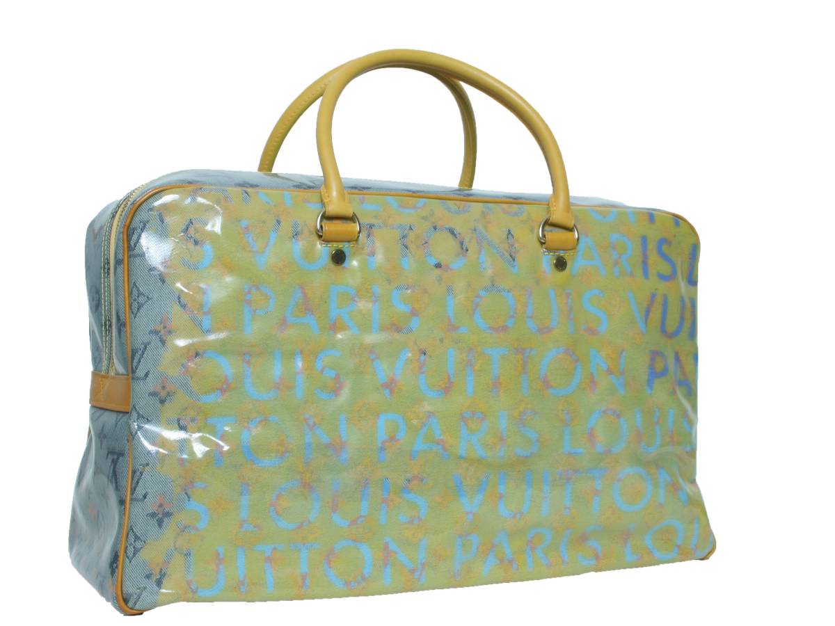 Louis Vuitton x Richard Prince Monogram Pulp Weekender GM M95735 Jaune Limited Edition