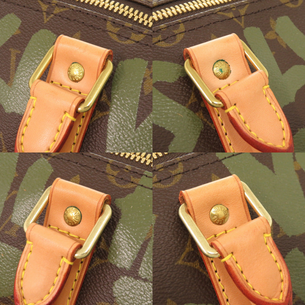 Louis Vuitton x Stephen Sprouse Monogram Graffiti Keepall 50 M92196 Khaki 2001 Limited Edition