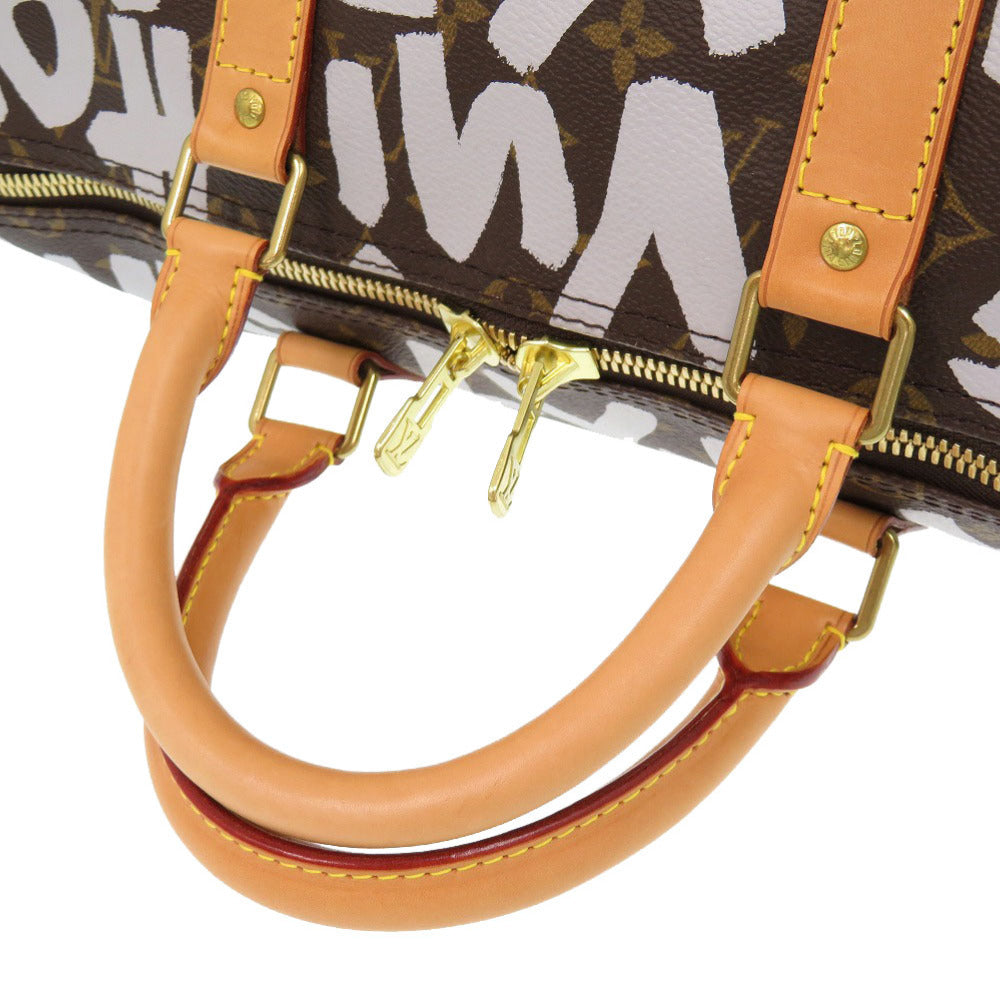 Louis Vuitton x Stephen Sprouse Monogram Graffiti Keepall 50 M92197 White 2001 Limited Edition