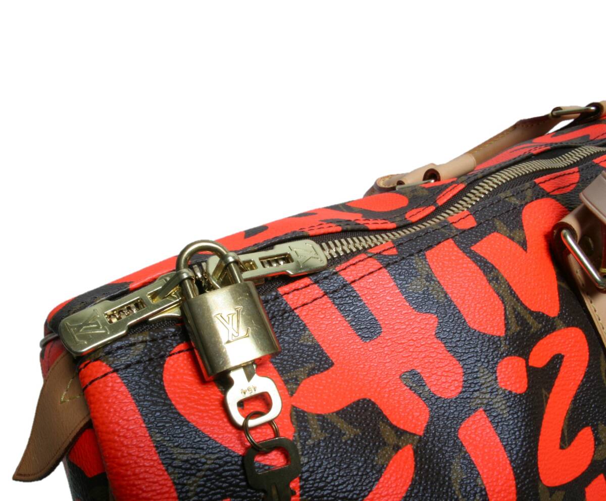 Louis Vuitton x Stephen Sprouse Monogram Graffiti Keepall 50 M93699 Orange Limited Edition