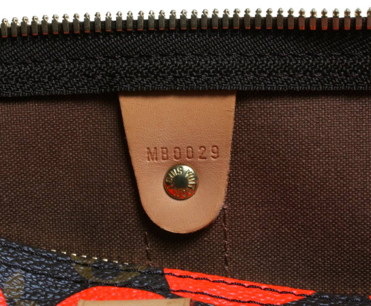 Louis Vuitton x Stephen Sprouse Monogram Graffiti Keepall 50 M93699 Orange Limited Edition