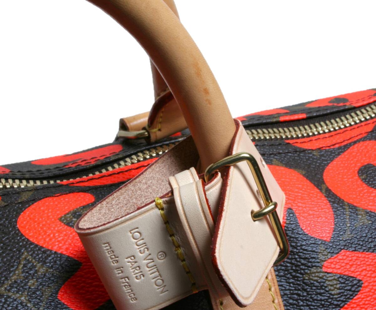 Louis Vuitton x Stephen Sprouse Monogram Graffiti Keepall 50 M93699 Orange Limited Edition