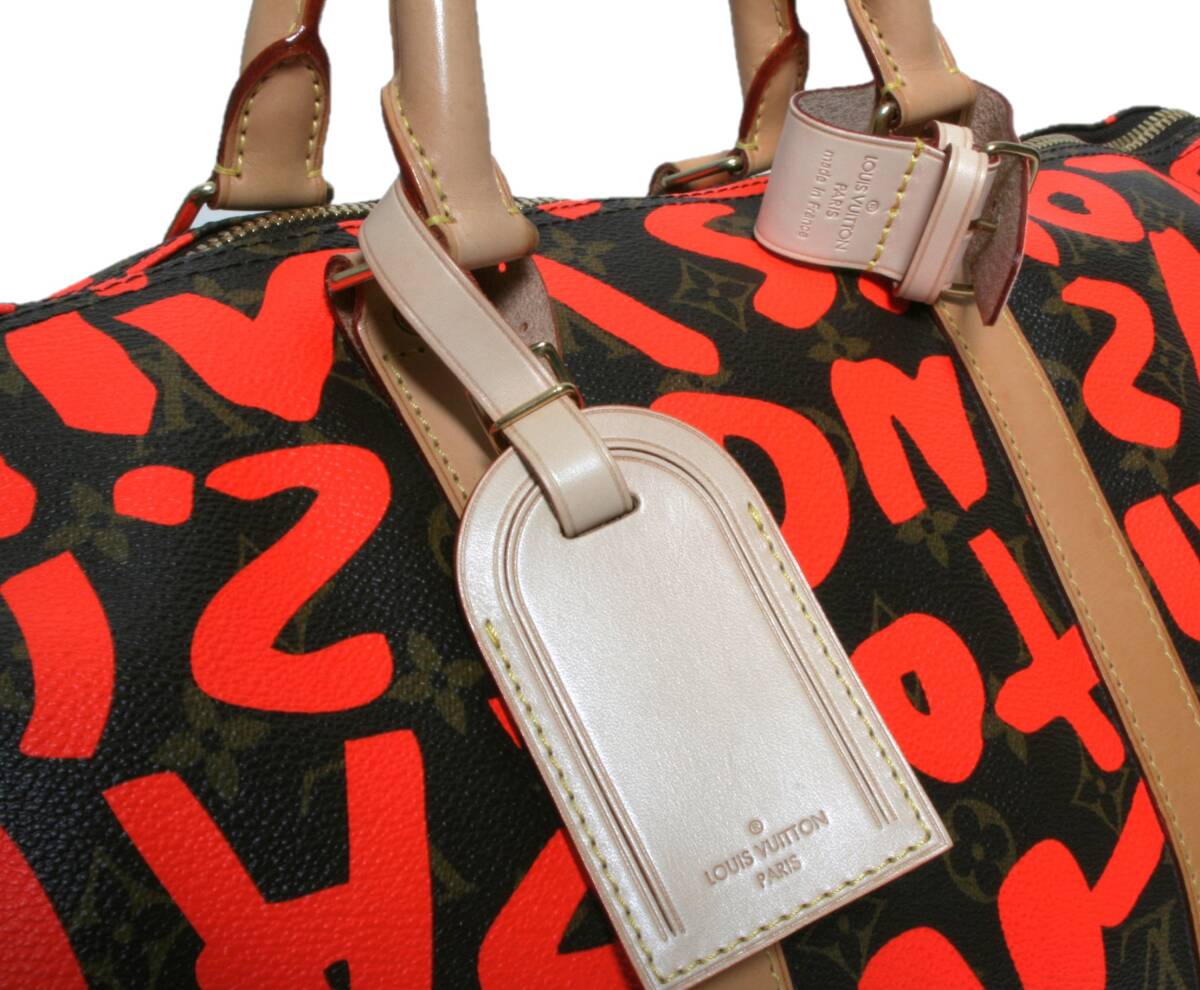 Louis Vuitton x Stephen Sprouse Monogram Graffiti Keepall 50 M93699 Orange Limited Edition