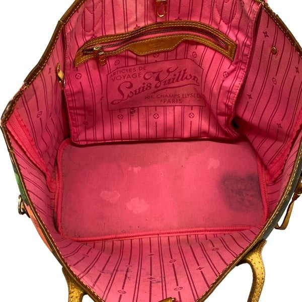 Louis Vuitton x Stephen Sprouse Neverfull MM M48613 Monogram Roses Limited Tote Bag