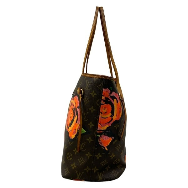Louis Vuitton x Stephen Sprouse Neverfull MM M48613 Monogram Roses Limited Tote Bag