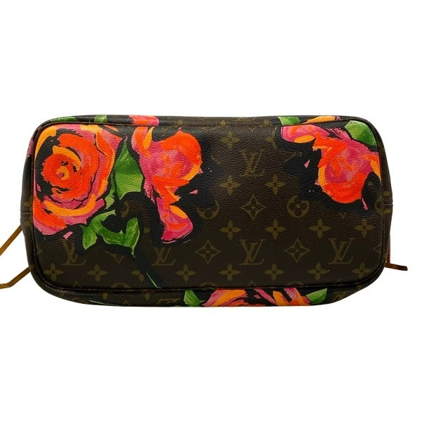 Louis Vuitton x Stephen Sprouse Neverfull MM M48613 Monogram Roses Limited Tote Bag