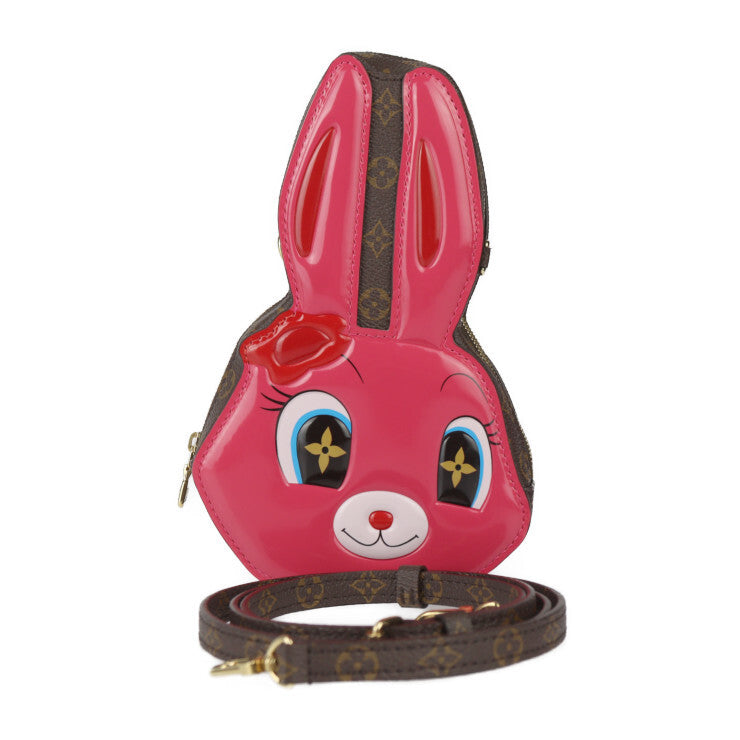 Louis Vuitton x Sun Yitian Wallet on Chain Rabbit M11452 Animogram Monogram Pink