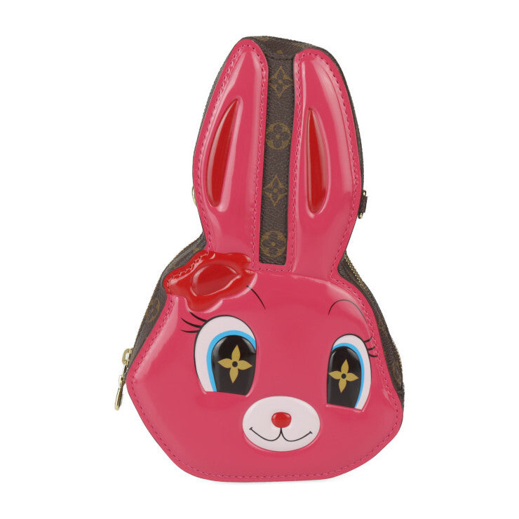 Louis Vuitton x Sun Yitian Wallet on Chain Rabbit M11452 Animogram Monogram Pink