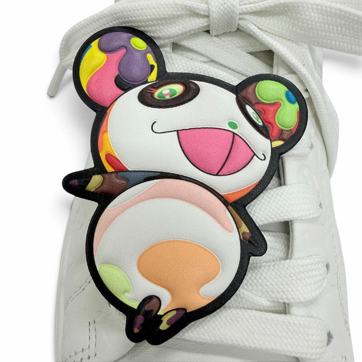 Louis Vuitton x Takashi Murakami LV x TM Time Out Sneaker White Panda Monogram 1AGZGR Size 42