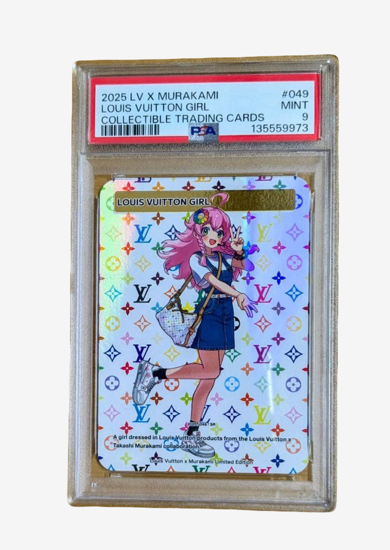 Louis Vuitton x Takashi Murakami Louis Vuitton Girl PSA 9 Card #049 Rare LV Murakami Trading Card 2025