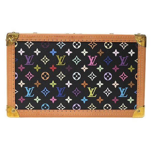 Louis Vuitton x Takashi Murakami Monogram Multicolore Boîte Pharmacie Hard Trunk Black