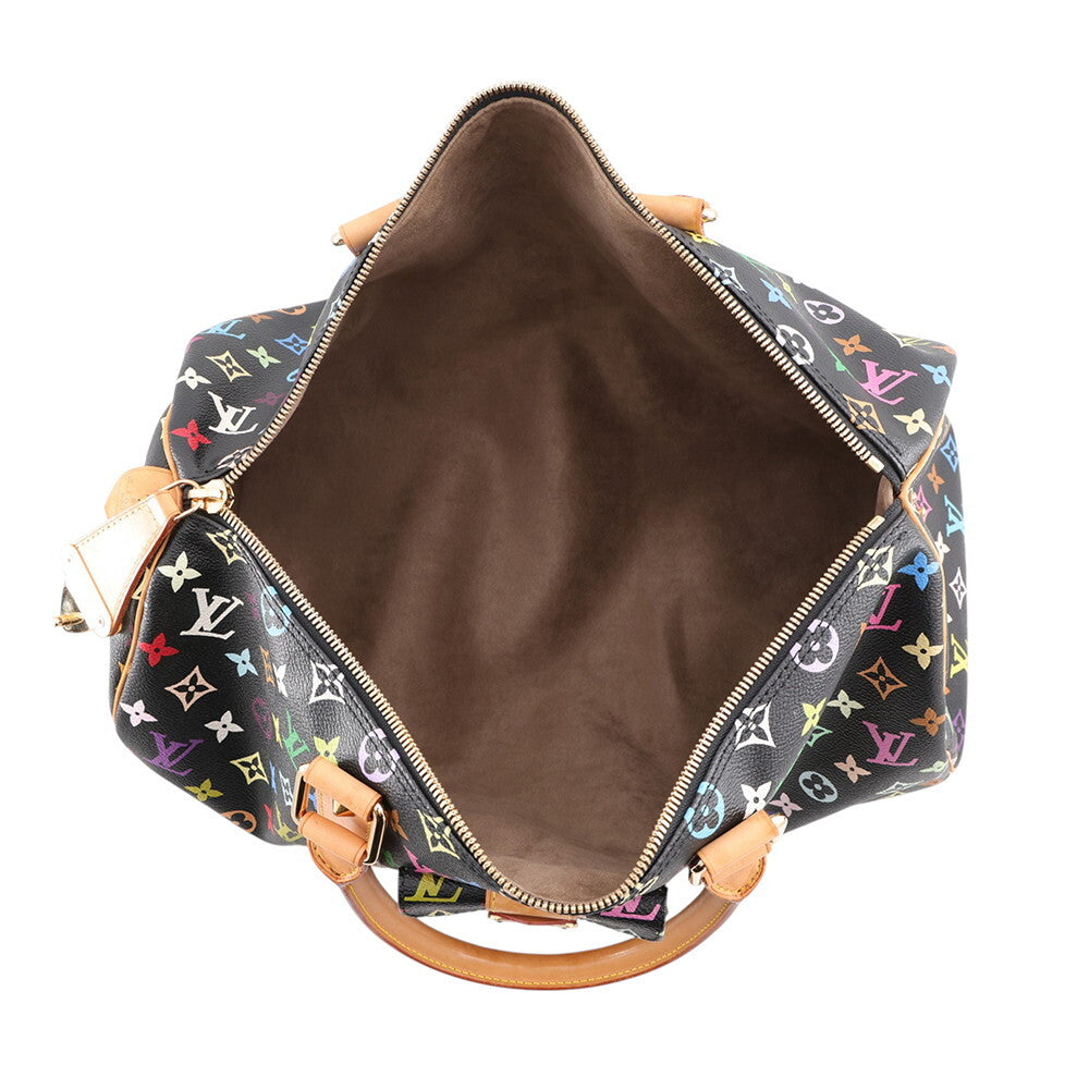 Louis Vuitton x Takashi Murakami Monogram Multicolore Keepall 45 M92640 Noir Black 2003