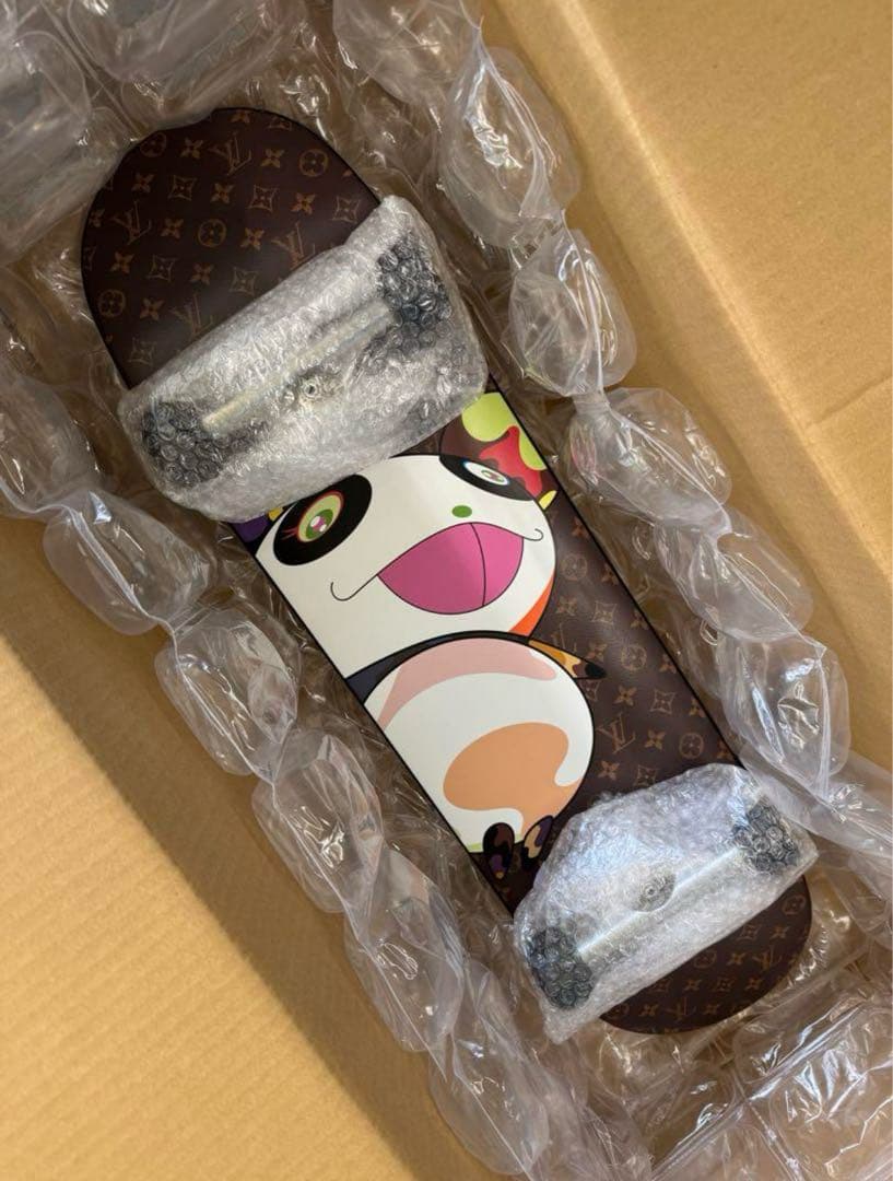 Louis Vuitton x Takashi Murakami Monogram Skateboard Panda Superflat Rare Collector Deck Display Object