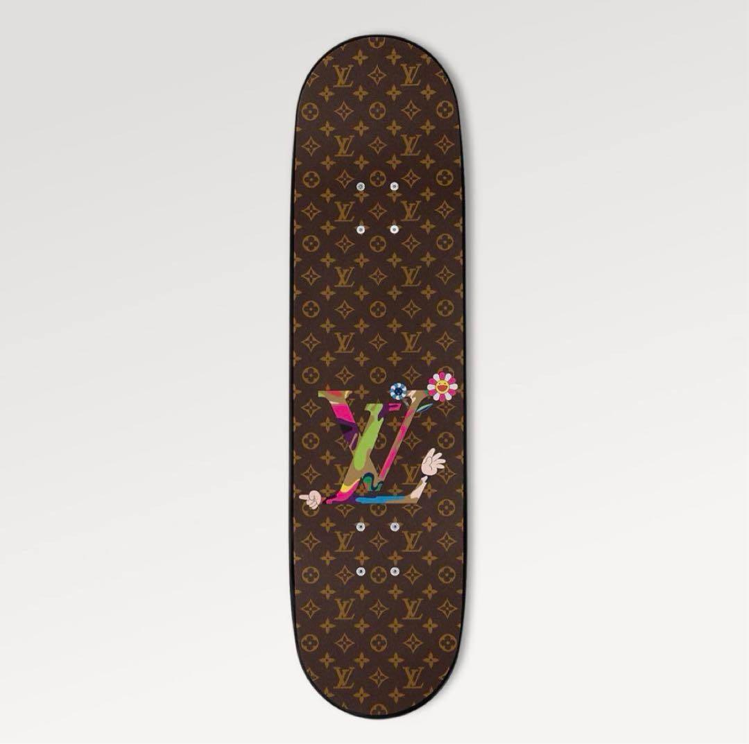 Louis Vuitton x Takashi Murakami Monogram Skateboard Panda Superflat Rare Collector Deck Display Object