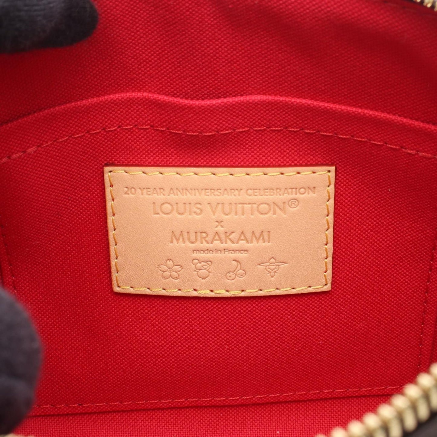 Louis Vuitton x Takashi Murakami Speedy 20 Cherry Monogram Bag M13094 Bandouliere Rare LV TM Collaboration
