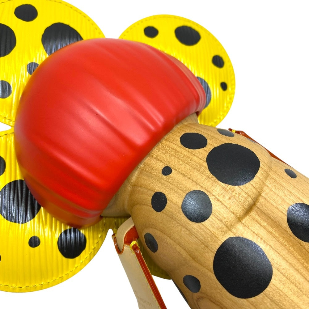 Louis Vuitton x Yayoi Kusama Infinity Dots Vivienne GI0892 Yellow Black Wood Art Object