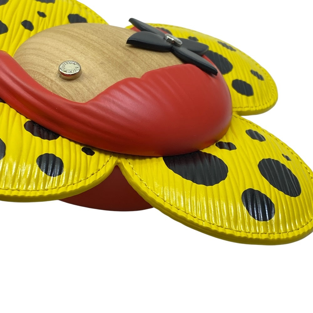 Louis Vuitton x Yayoi Kusama Infinity Dots Vivienne GI0892 Yellow Black Wood Art Object
