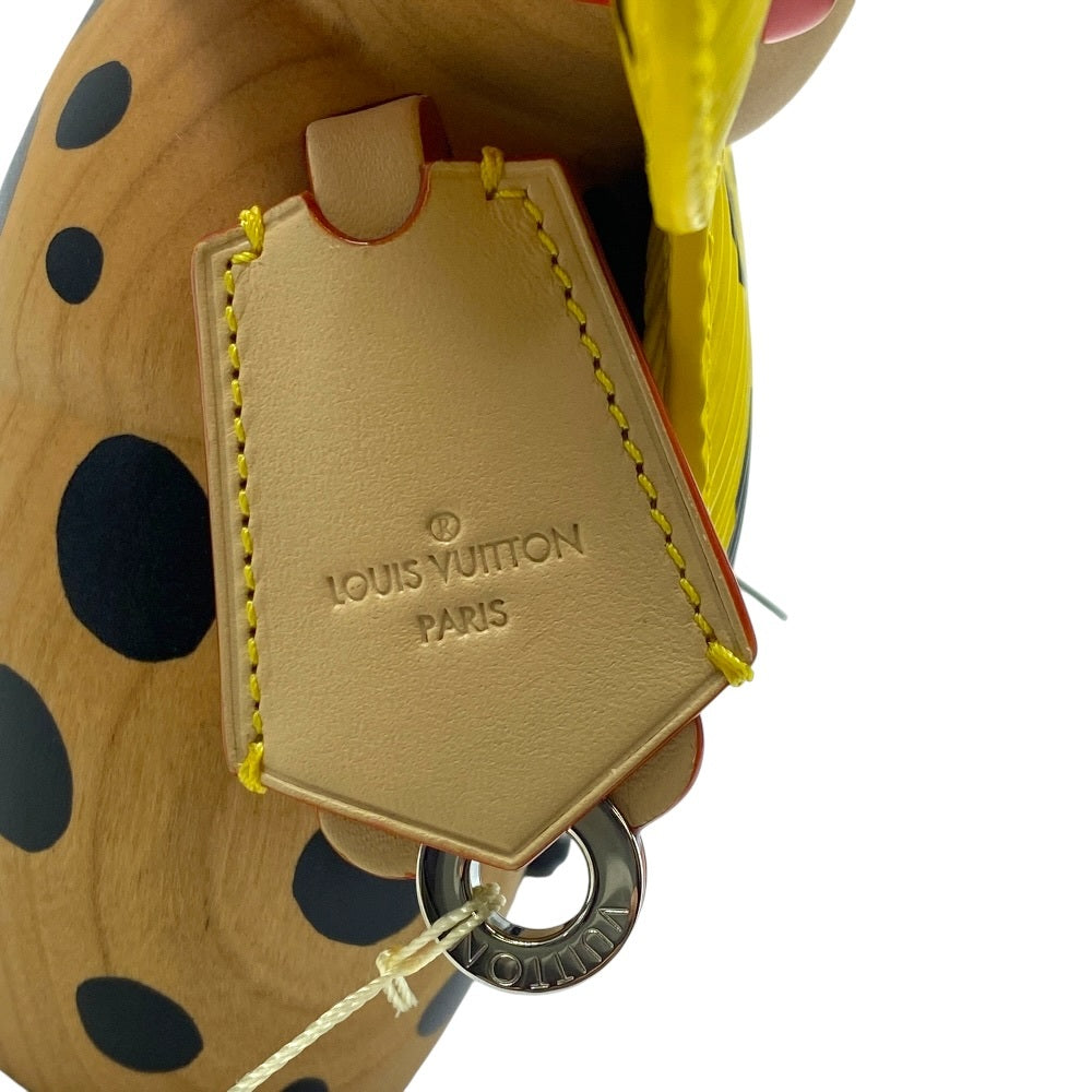 Louis Vuitton x Yayoi Kusama Infinity Dots Vivienne GI0892 Yellow Black Wood Art Object