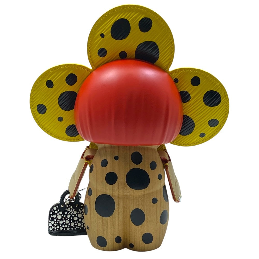 Louis Vuitton x Yayoi Kusama Infinity Dots Vivienne GI0892 Yellow Black Wood Art Object