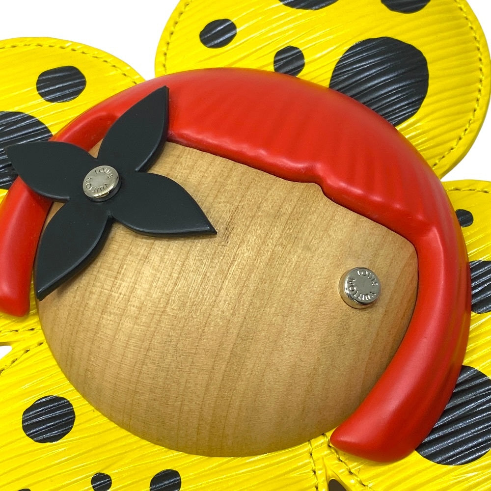 Louis Vuitton x Yayoi Kusama Infinity Dots Vivienne GI0892 Yellow Black Wood Art Object