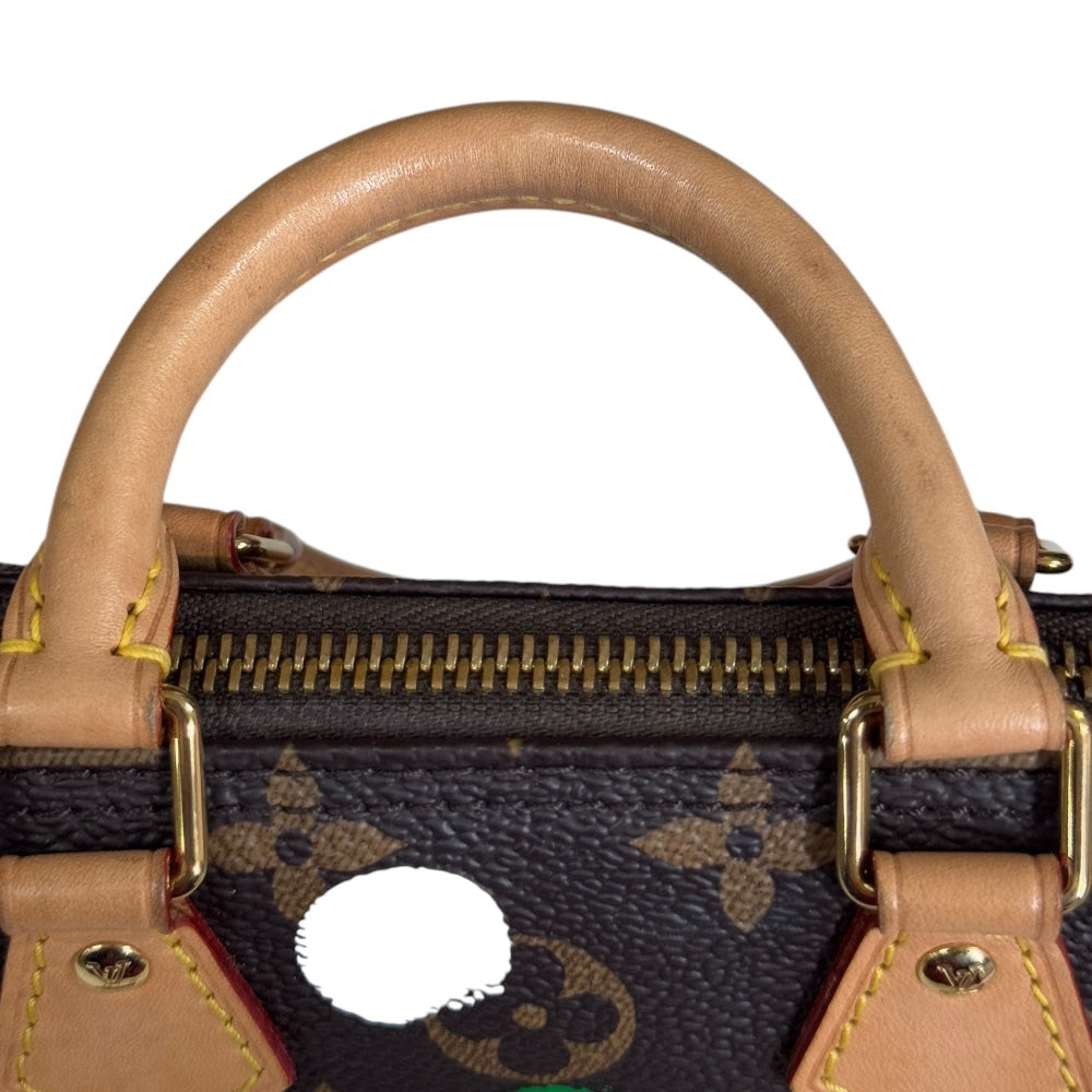 Louis Vuitton x Yayoi Kusama Nano Speedy M81979 Monogram Multicolor Dots 2Way Bag