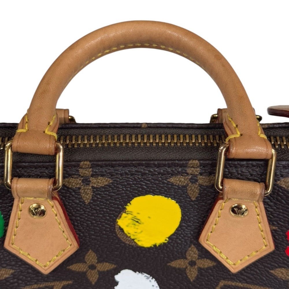 Louis Vuitton x Yayoi Kusama Nano Speedy M81979 Monogram Multicolor Dots 2Way Bag