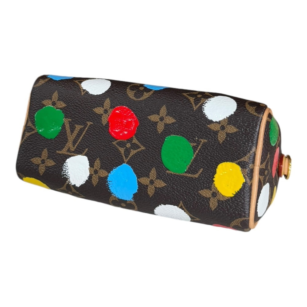 Louis Vuitton x Yayoi Kusama Nano Speedy M81979 Monogram Multicolor Dots 2Way Bag