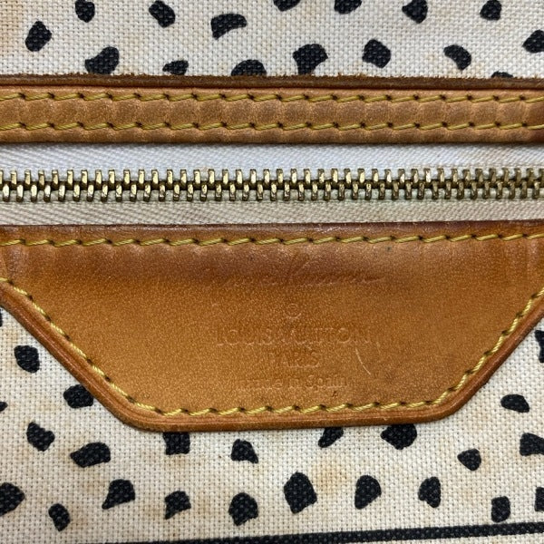 Louis Vuitton x Yayoi Kusama Neverfull MM M40684 Monogram Waves White Dots Limited Tote Bag