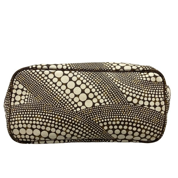 Louis Vuitton x Yayoi Kusama Neverfull MM M40684 Monogram Waves White Dots Limited Tote Bag