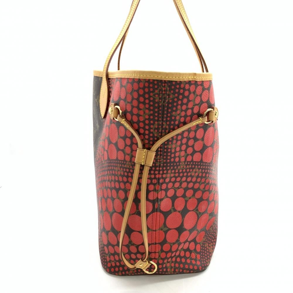 Louis Vuitton × Yayoi Kusama Neverfull MM M40686 Monogram Wave Tote in Red Dots, 2012 Collaboration