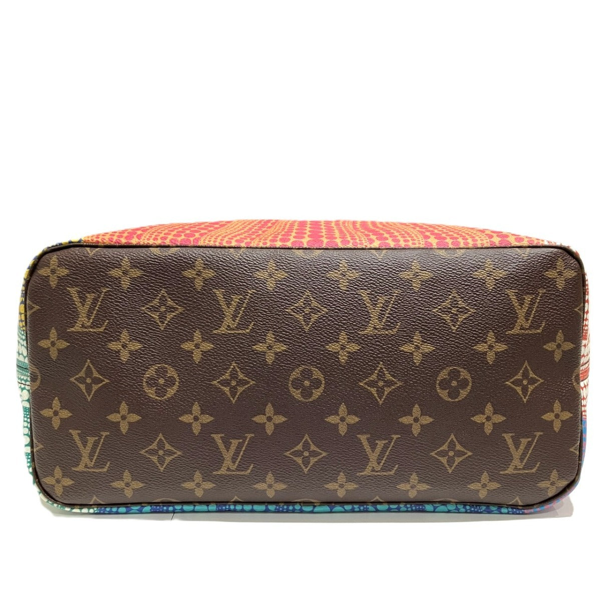Louis Vuitton x Yayoi Kusama Neverfull MM M46468 Monogram Pumpkin Tote Bag