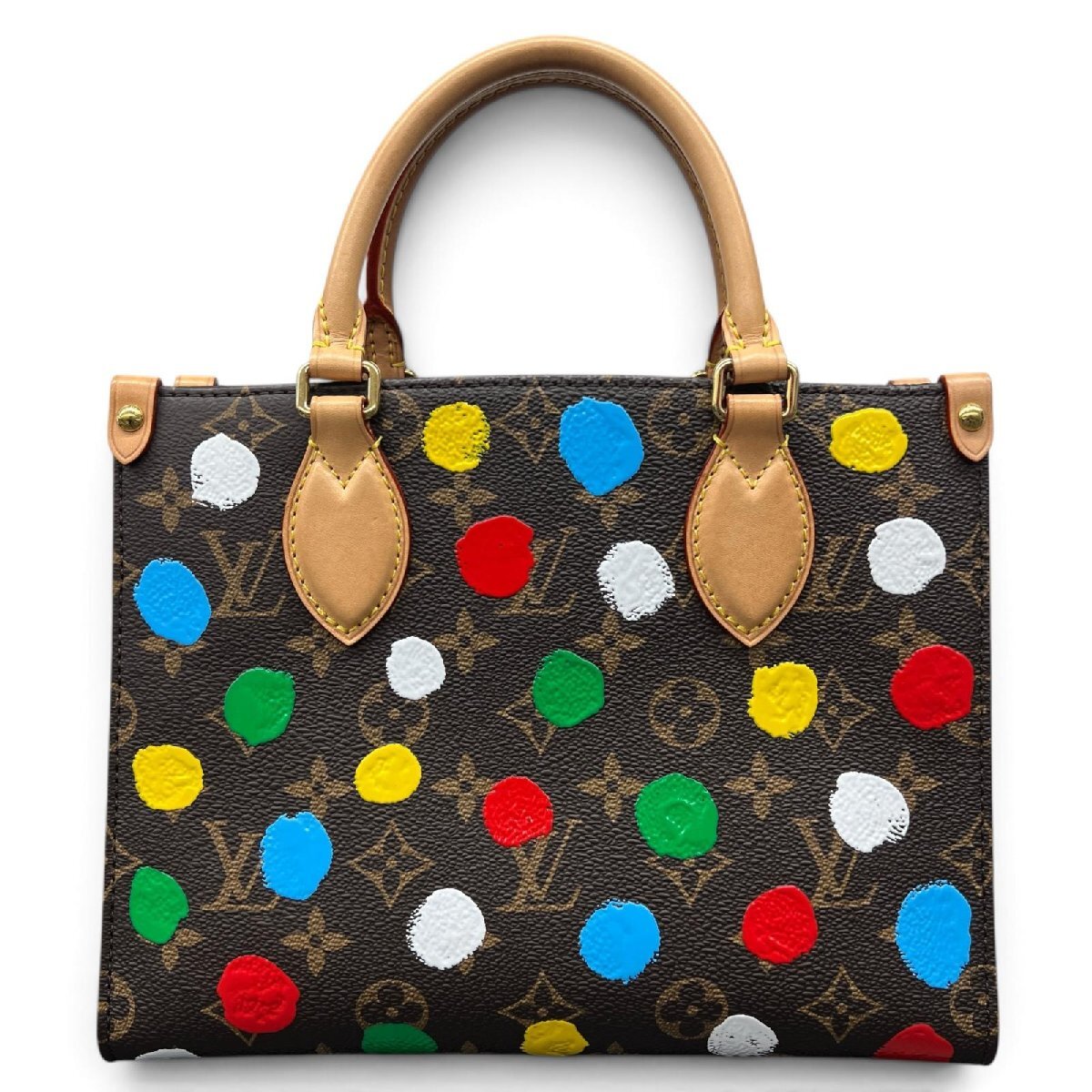 Louis Vuitton x Yayoi Kusama OnTheGo PM M46380 Painted Dots Monogram 2Way Bag