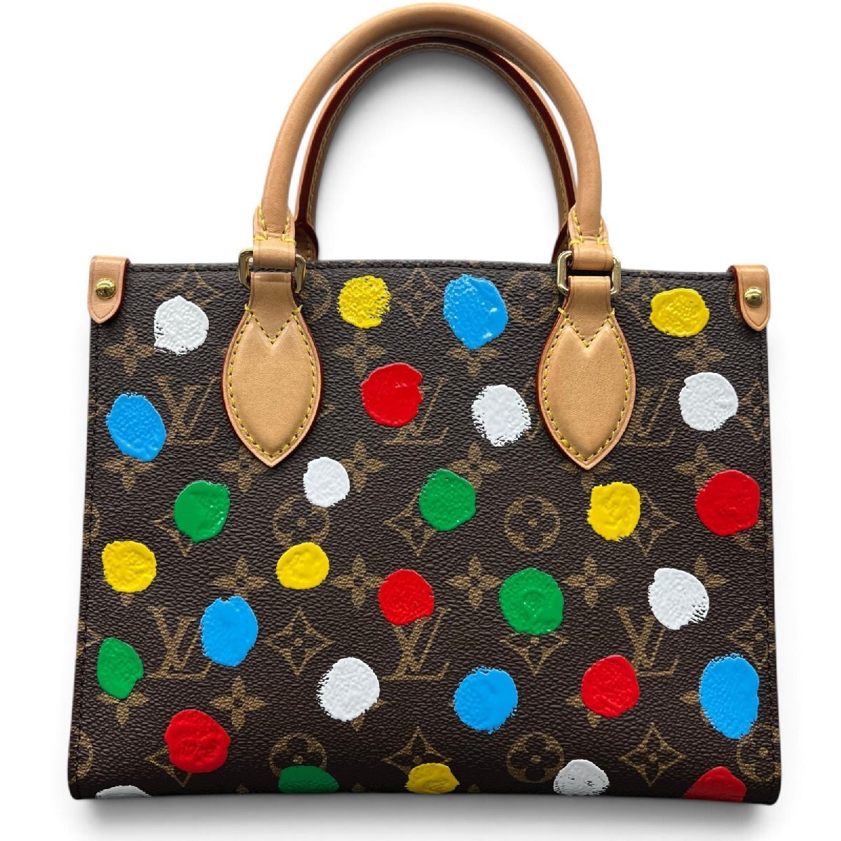 Louis Vuitton x Yayoi Kusama OnTheGo PM M46380 Painted Dots Monogram 2Way Bag