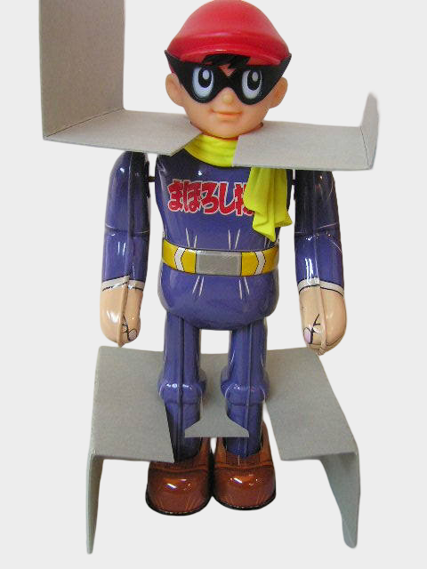 Maboroshi Tantei Tin Wind Up Figure Japanese Buriki Tezuka Showa Era Boxed Collectible