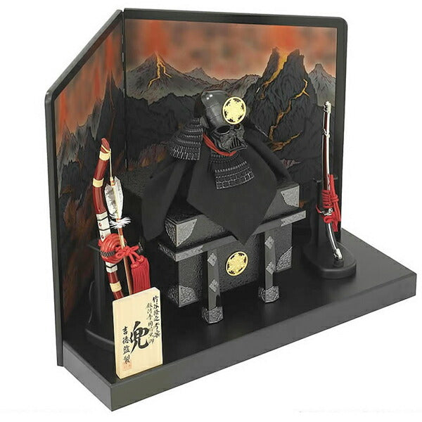 Made-to-Order Darth Vader Yoroi-Doll - (Gogatsu Ningyō Style) Licensed STAR WARS × Japanese Armor Art Object | Display Cabinet Set