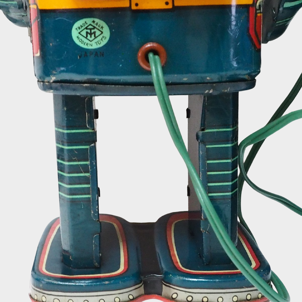 Rare Masudaya Space Man Tin Robot with Remote Control | Early Showa Japanese Astronaut Toy